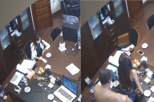 Sex vụng trộm sếp chịch thư ký